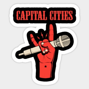 CAPITAL CITIES BAND Sticker